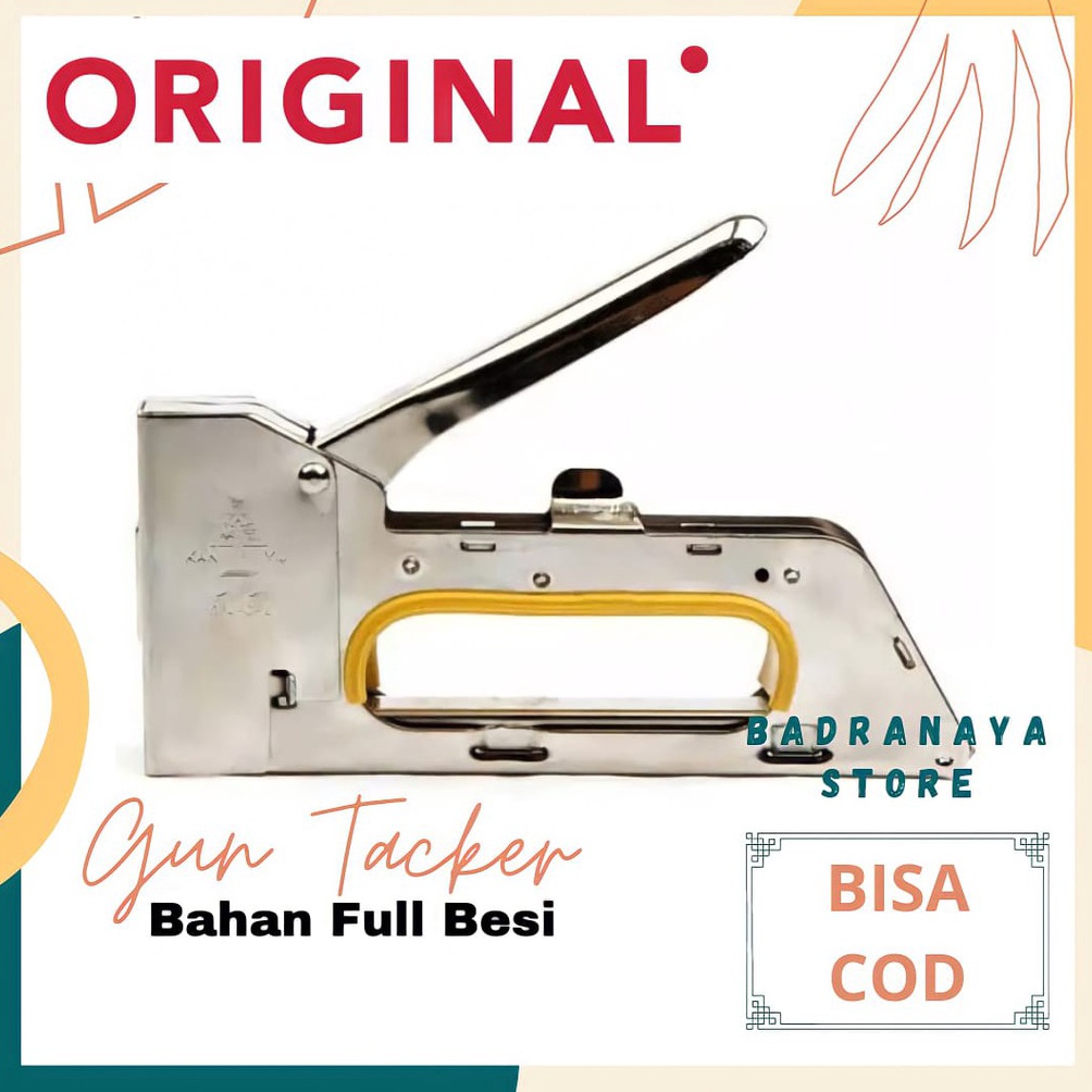 

Promo Stapler Tembak / Cekrekan / Pengokot / Hekter Gun Tacker / Staples Sofa, Staples Jok, Stepler Motor, 7CP