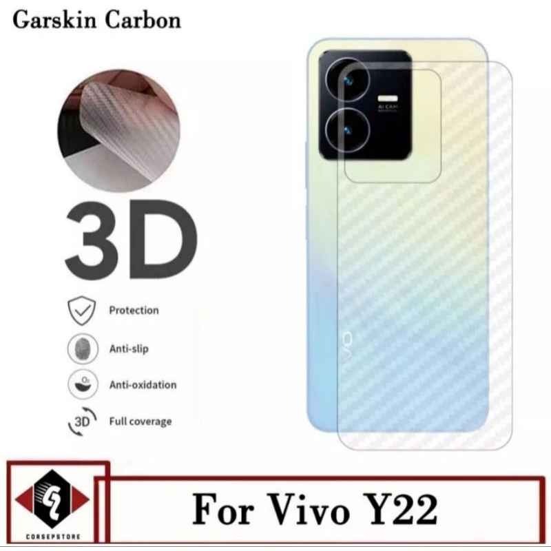 Sekin karbon OPPO A54 4G pelindung belakang hp anti jamur