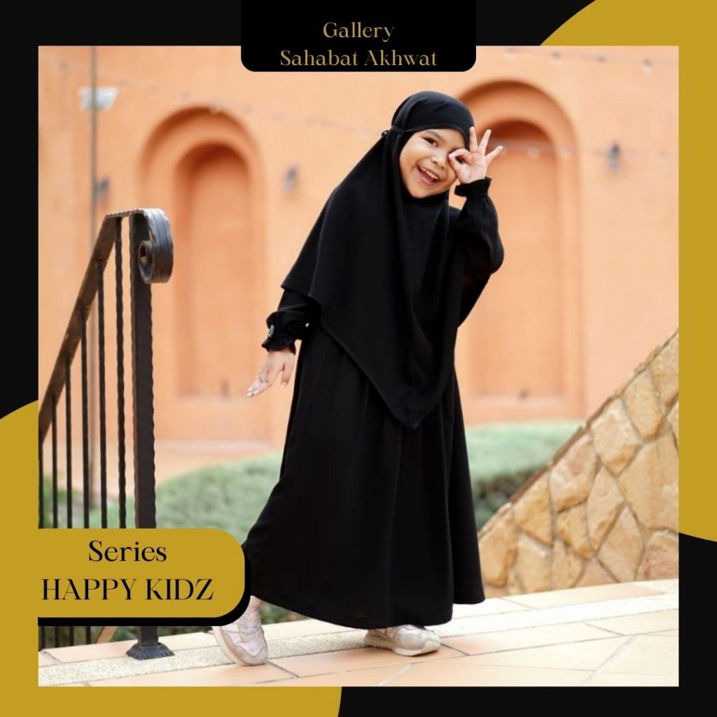 HAPPY KIDZ Gamis n Khimar Anak by ALBANAT AL ARABIAN