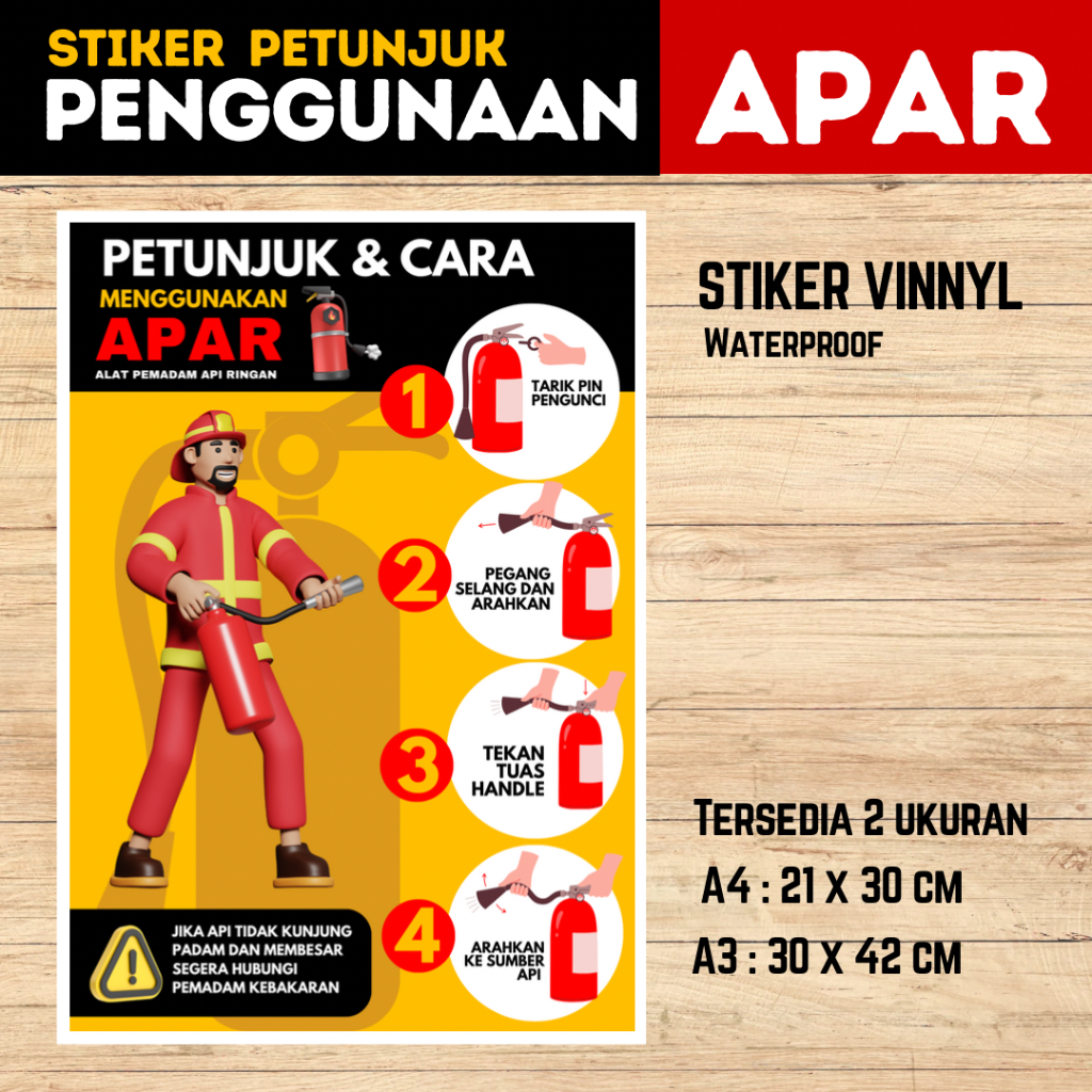 

STIKER PETUNJUK PENGGUNAAN APAR