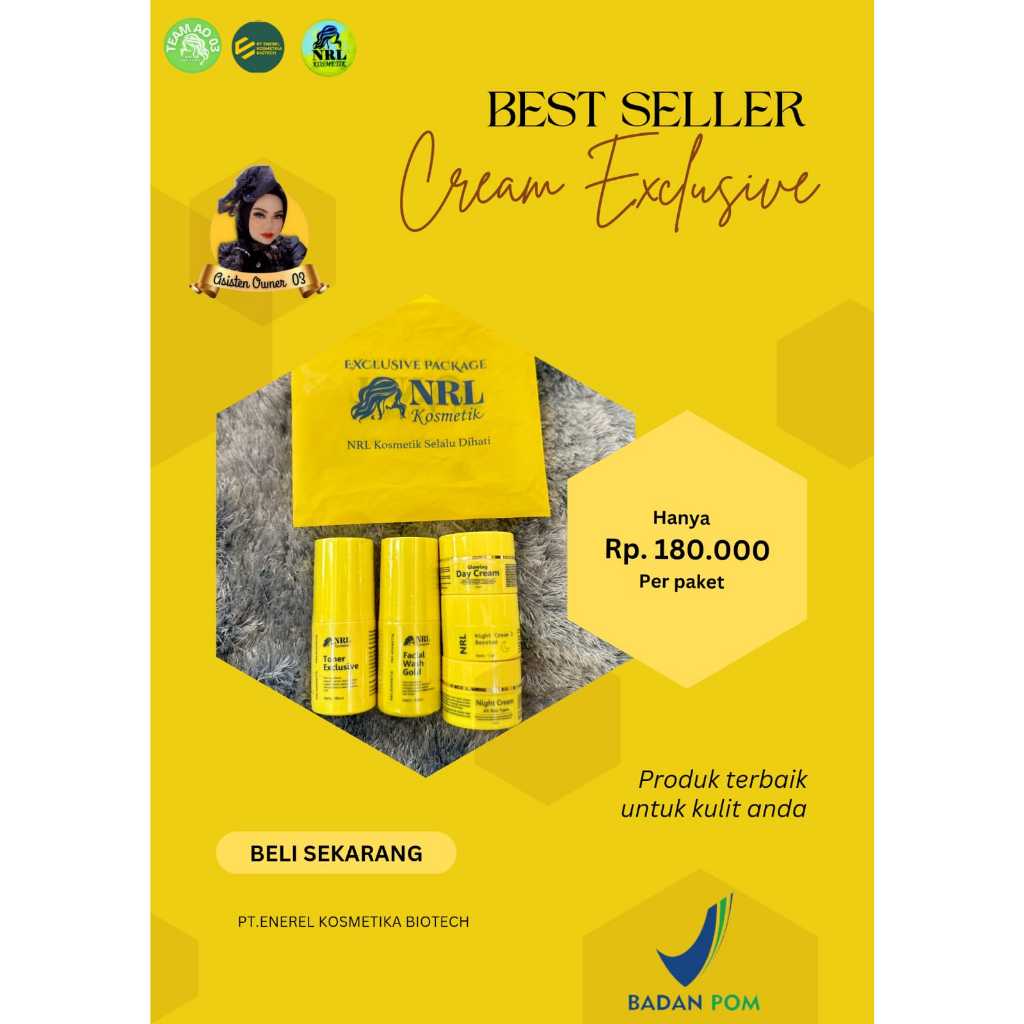 NRL Paket Eksklusif BPOM ORIGINAL | READY SIAP KIRIM 1000% ORIGINAL