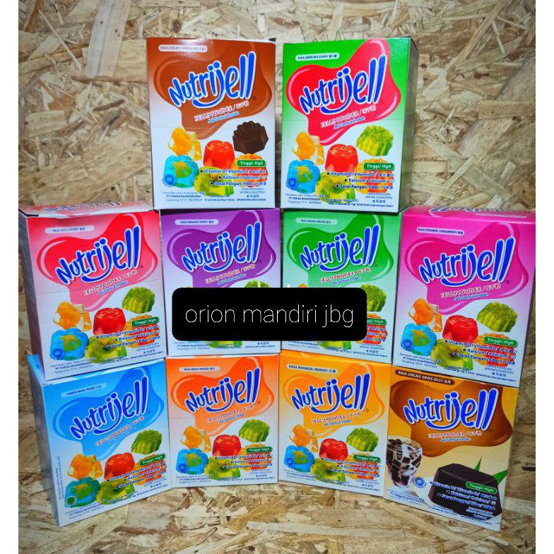 

[Produk Z048] JELLY NUTRIJEL , JELLY BUBUK , SERBUK JELLY 1PACK/KOTAK Terlaku.! ̿ ̿̿: