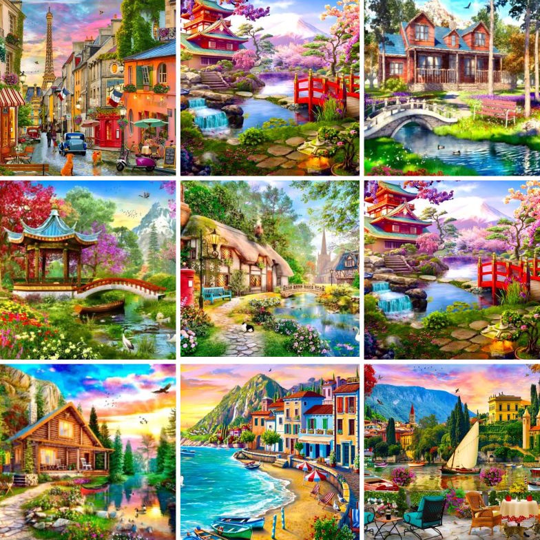 

Buru@n Beli 5D DIY Full Drill Diamond Painting Lukisan Kristik Kerajinan Tangan [278]