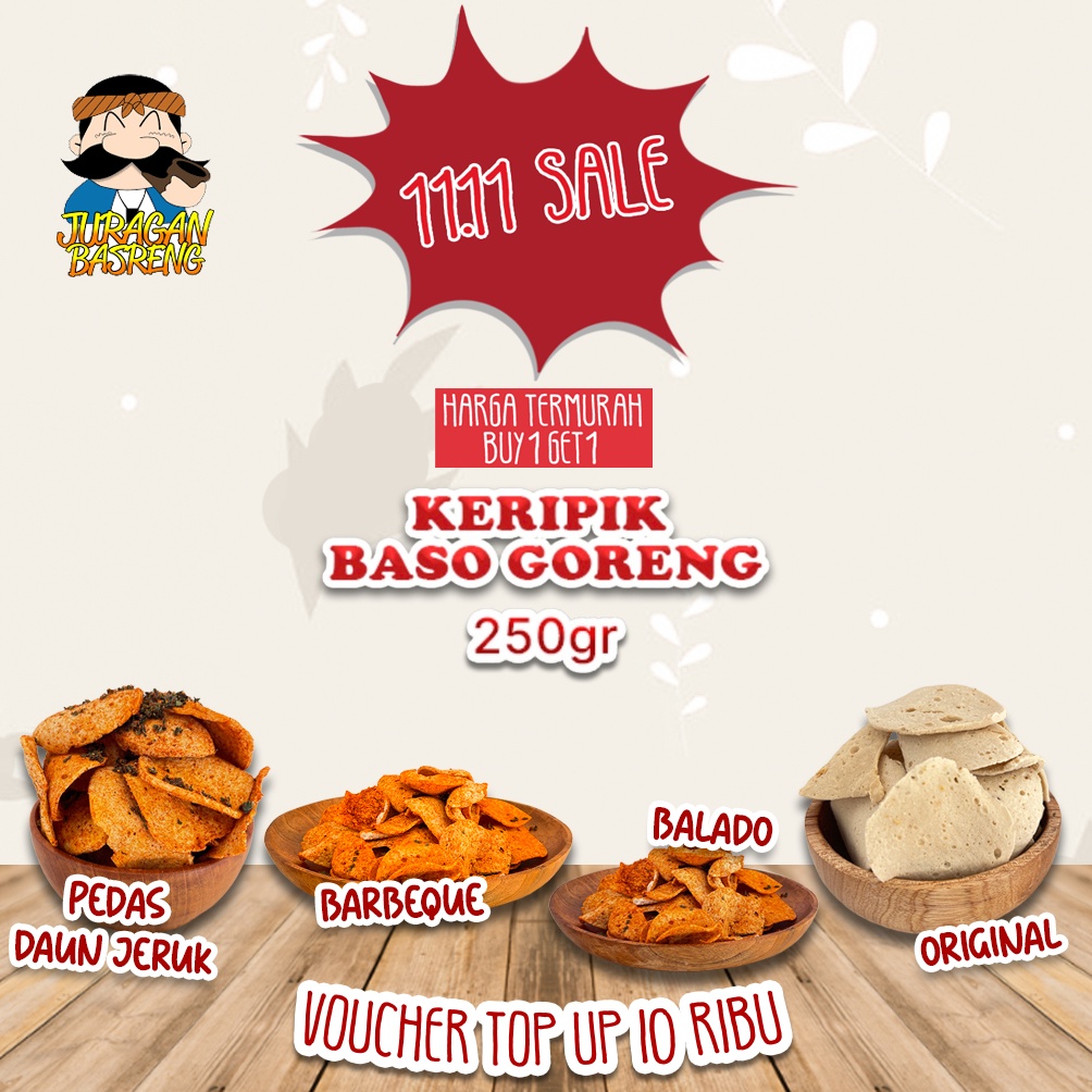 

[♞X35/] Keripik Basreng 250 gram [60]