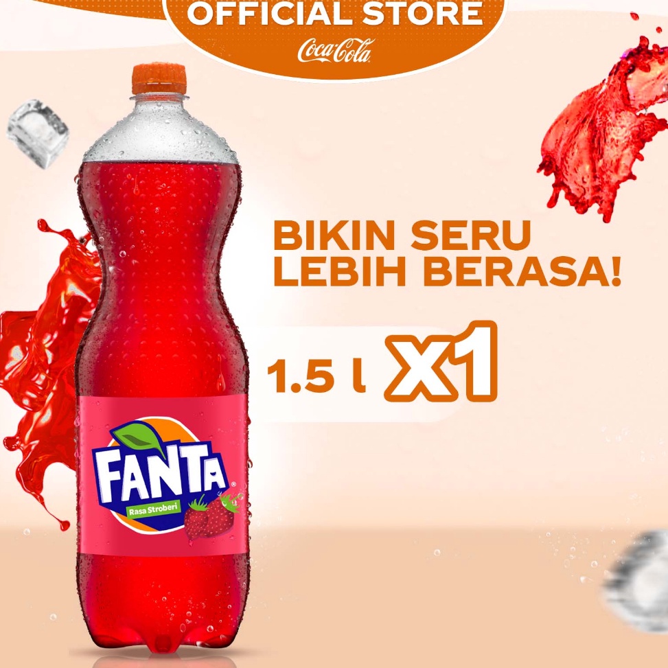 

Re44dy Fanta Stawberry Minuman Soda - 1.5L [52]