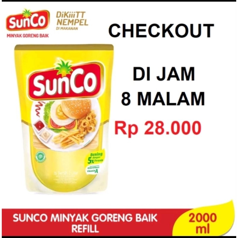 

[JATIM] sunco minyak goreng 2liter langsung kirim tidak preorder