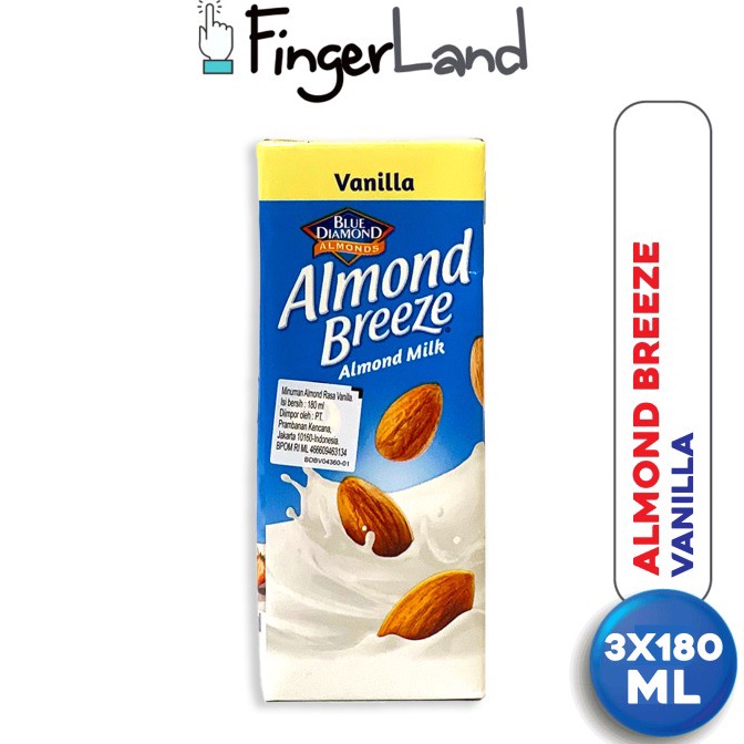 

[✵L76>] ALMOND BREEZE Almond Milk Vanilla 180 ml Susu Almond Vanila 3 PCS Only today