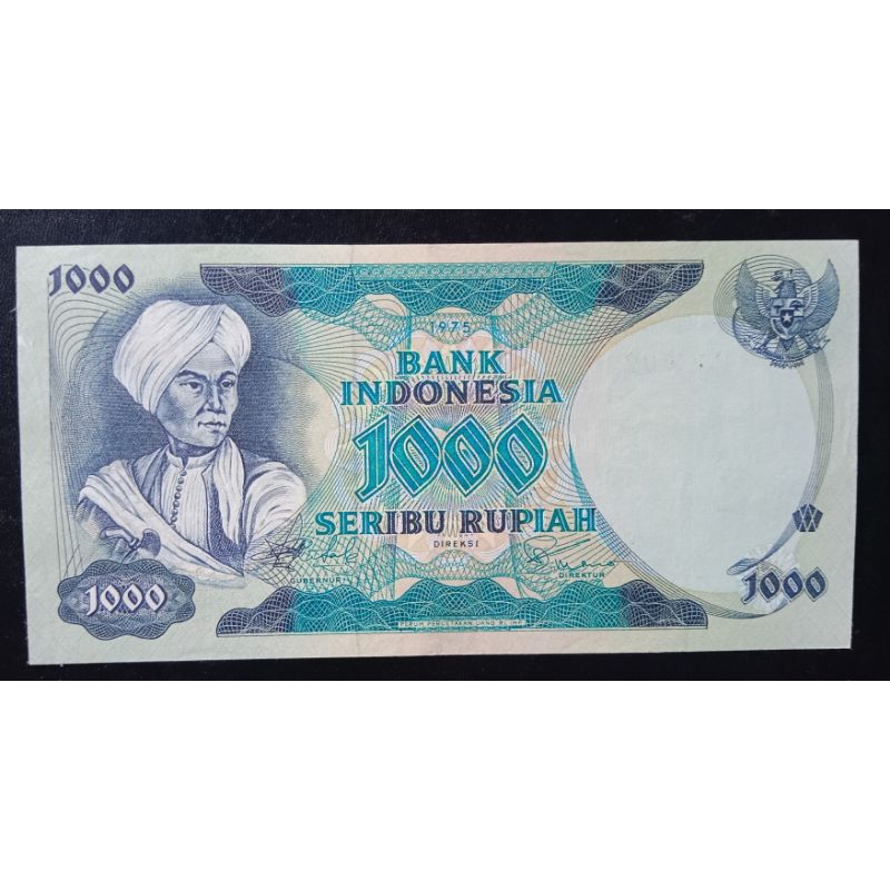 UANGKUNO 1000 RUPIAH DIPONEGORO THN 1975