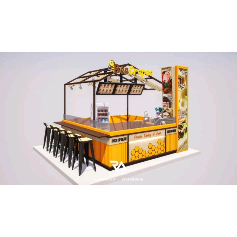 Jasa Desain Booth Free Video Animasi ( 3D )