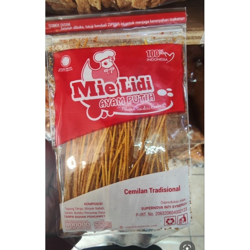 

Snack Mie lidi pedas