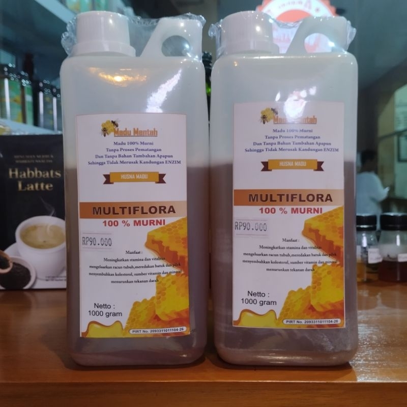 

MADU MENTAH MULTIFLORA MURNI ASLI 100% KUALITAS TERBAIK DAN TERJAMIN KHASIATNYA