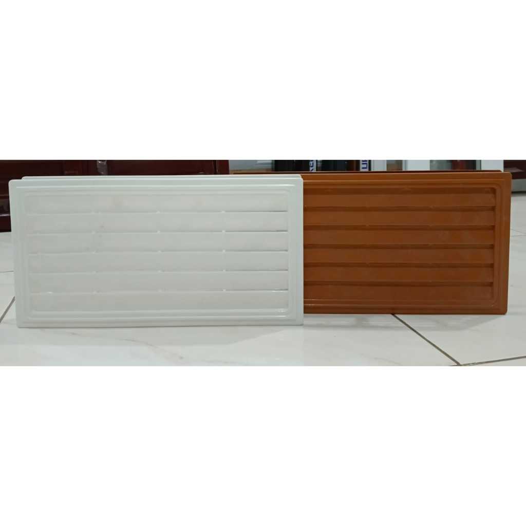 Jalusi Pintu PVC Lubang Angin 36x18,7cm /pintu Kamar Mandi Fuso