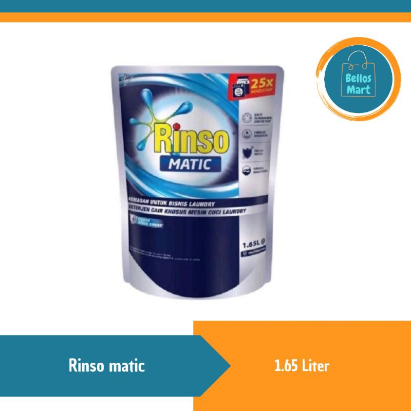 rinso matic 1.65 liter