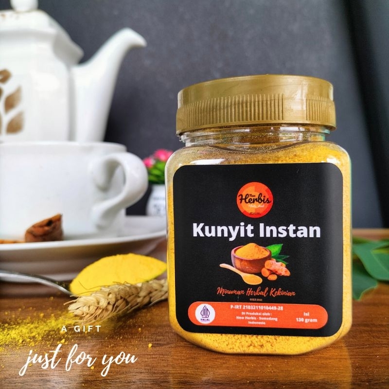 

KUNYIT INSTAN 130GR BAIK UNTUK LAMBUNG KEMASAN TOPLES