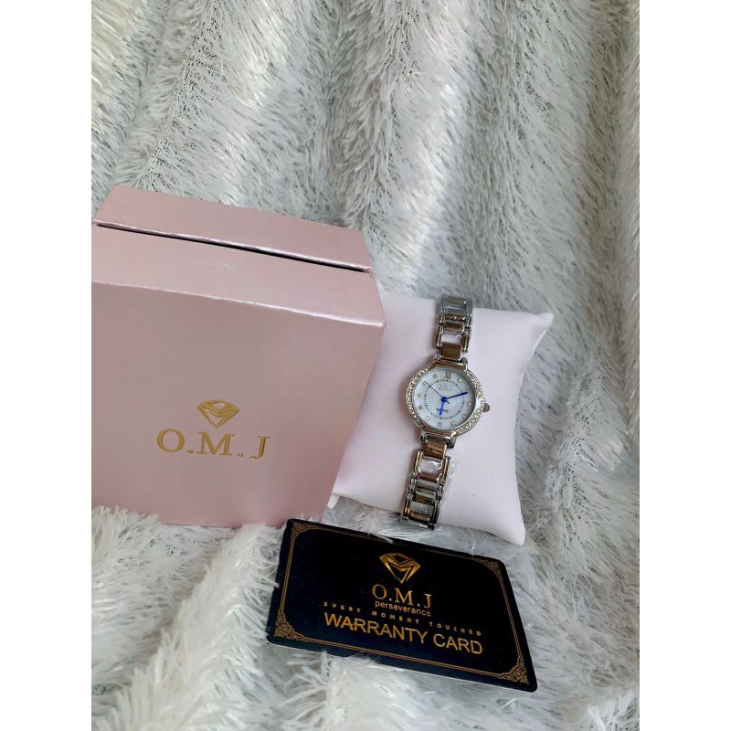 OMJ G9016 ORIGINAL / Jam Tangan Wanita Analog / Stainless Steel