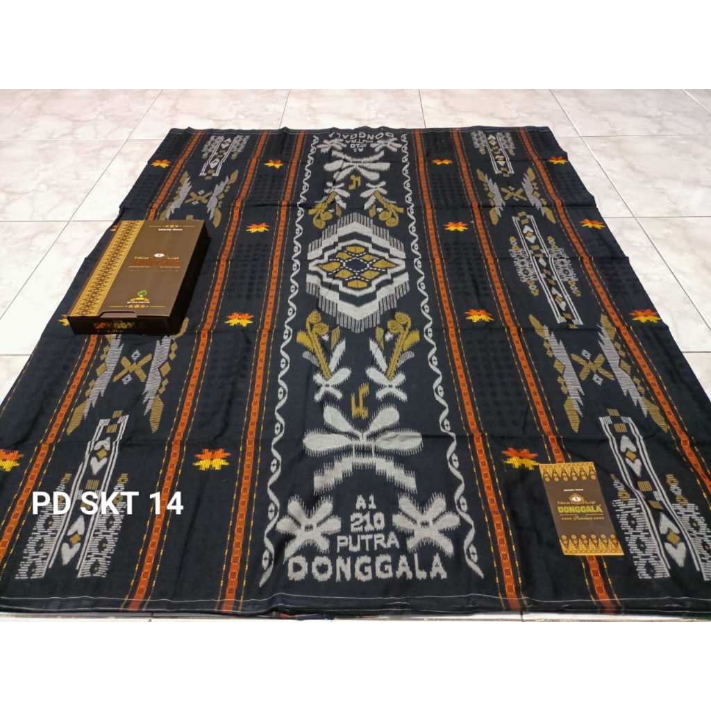 Sarung Donggala motif Skt songket timbul Sarung putra Donggala Sarung pria Sarung dewasa (BISA COD)