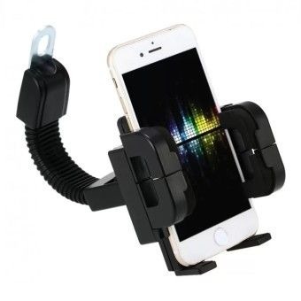 Ideku Holder HP Motor Jepit Spion Universal Stand Phone / GPS Phone Holder Jepit untuk Spion Motor -