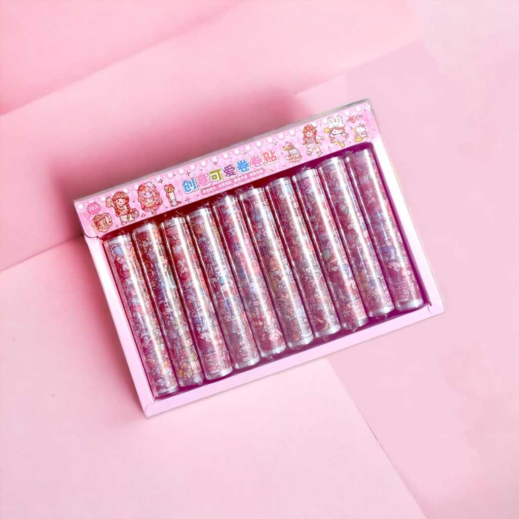 

STICKER GULUNG PANJANG MOMO STICKER KARAKTER 3D ROLLING UK.15X50CM