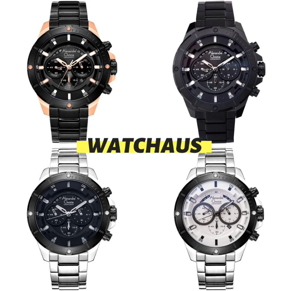 JAM TANGAN PRIA ALEXANDRE CHRISTIE AC6529 AC 6529 MCB ANALOG STAINLESS STRAP