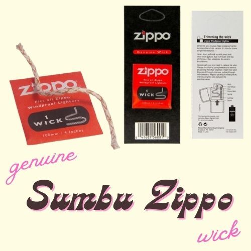 Zippo Genuine Wick Sumbu / Sumbu Zippo