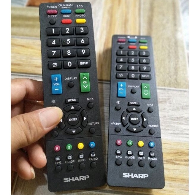 remote tv remot tv Sharp Aquos led lcd digital dan analog