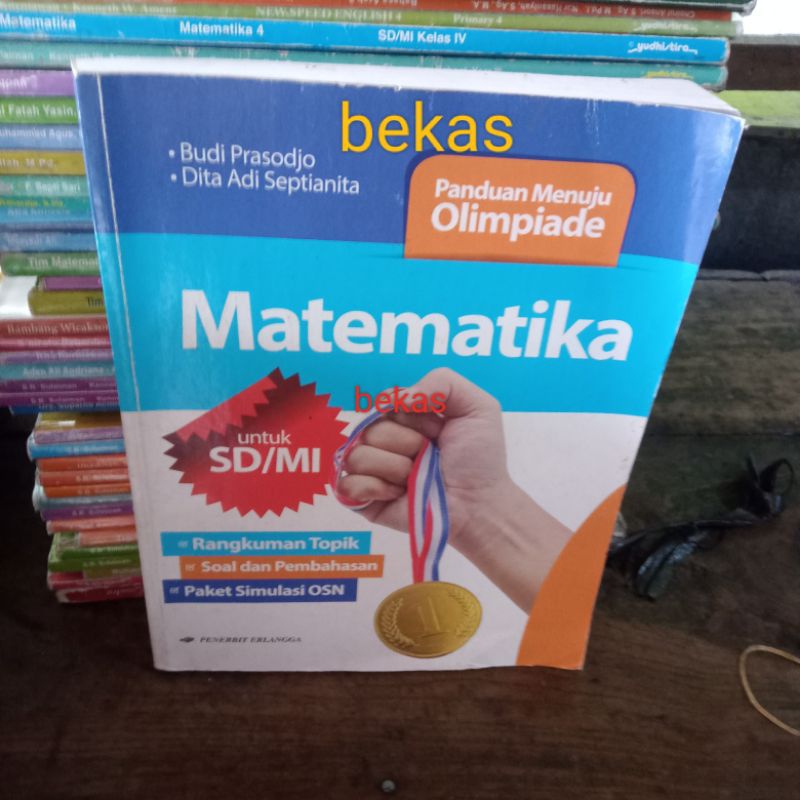Buku Panduan Menuju Olimpiade MATEMATIKA untuk SD/MI-ERLANGGA-Budi Prasodjo