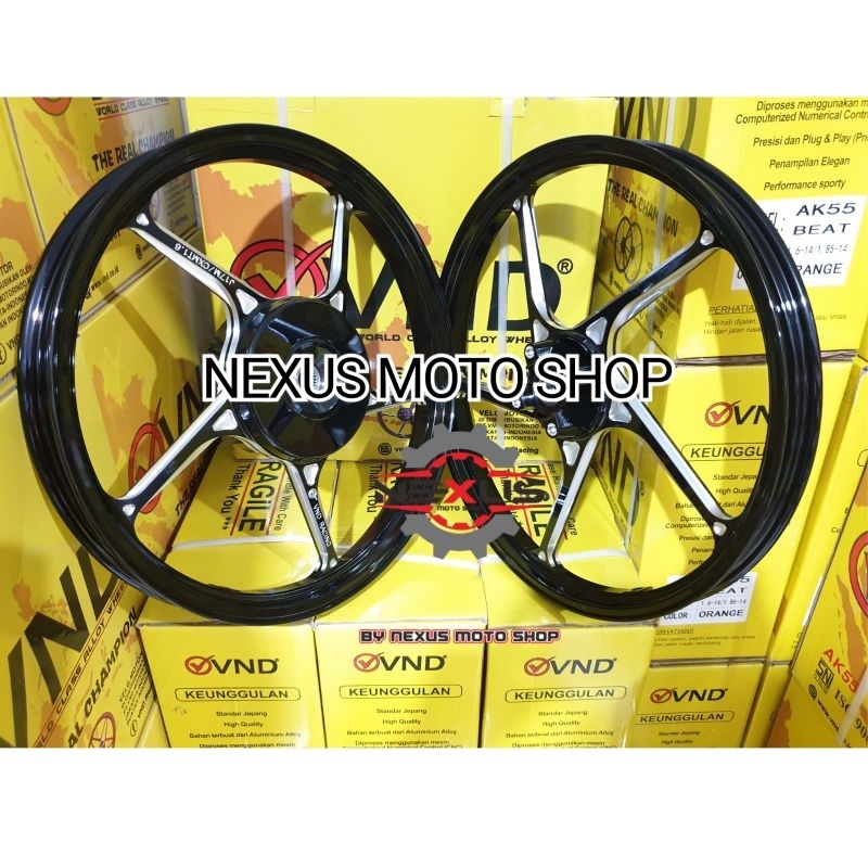 velg vnd ak 55 vario 125/ Vario 150 140x17 & 160x17 velg racing vnd Ak55 ring17 vario150/vario125 ne