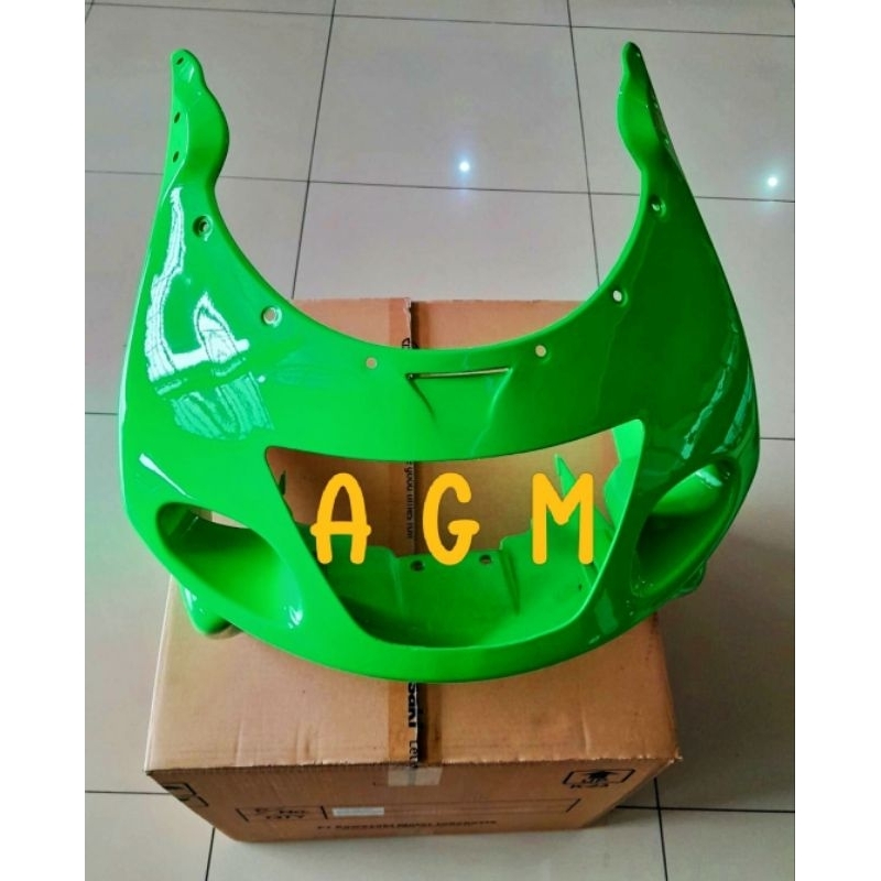 Batok lampu fairing atas ninja rr old hijau SE 2009-2011 Original Kawasaki