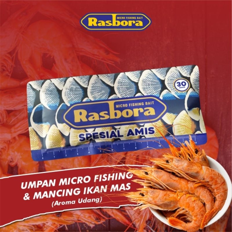 UMPAN RASBORA SPESIAL AMIS 30 GRAM (KEMASAN KECIL)