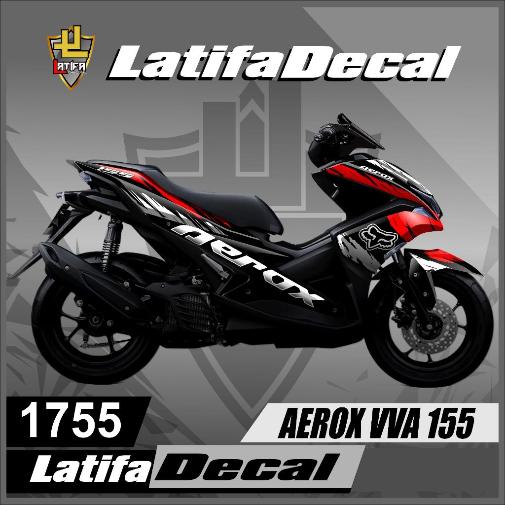 Decal Sticker Yamaha AEROX 155 Old Fullbody 2017-2019 Decal stiker Aerox old / stiker Aerox old full