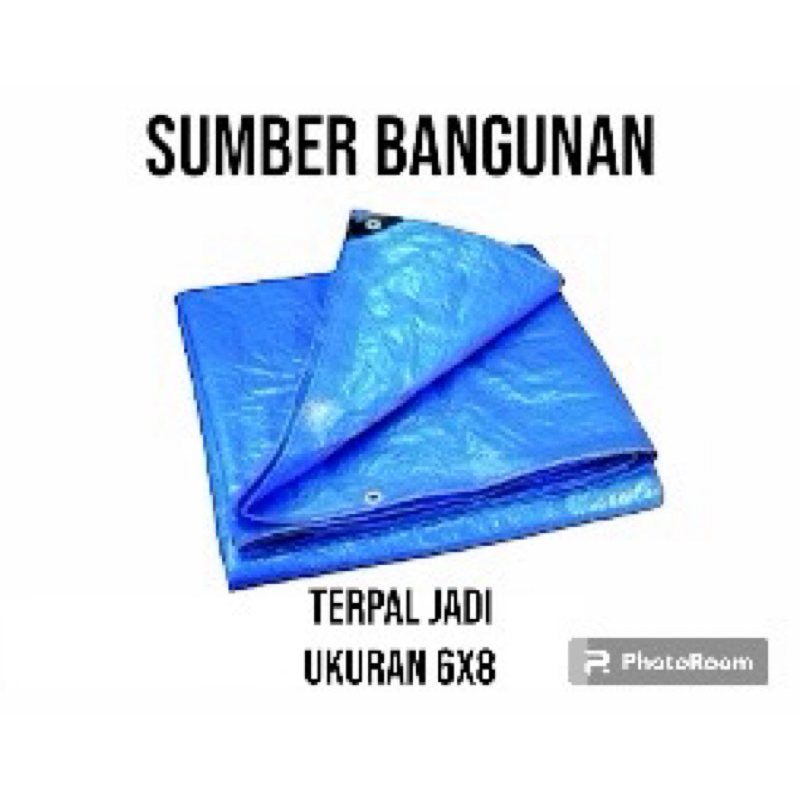 TERPAL A3 (6x8) / TERPAL JADI 6x8 / TERPAL PLASTIK MURAH (6x8) / TERPAL BIRU