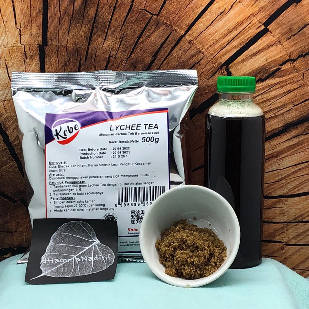 

47 Lychee Tea kobe 1/2 kg 500 gr / powder serbuk bubuk minuman teh leci qdevf