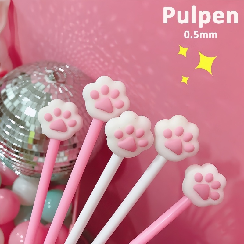 

Hati feminin yang lucu Gel Pen Pulpen 0.5mm Tinta Hitam-YuanYuan Mall