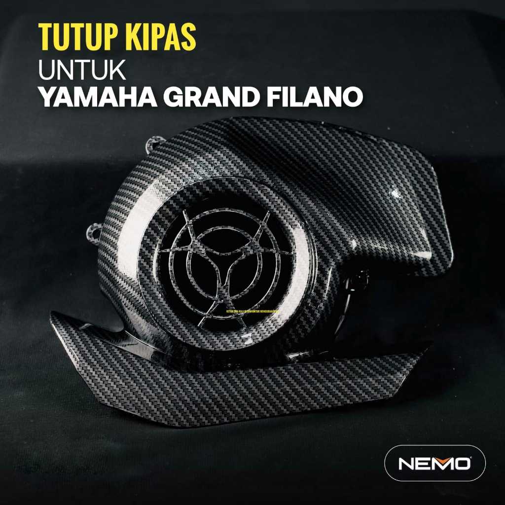 Cover kipas Filano carbon Hitam Nemo