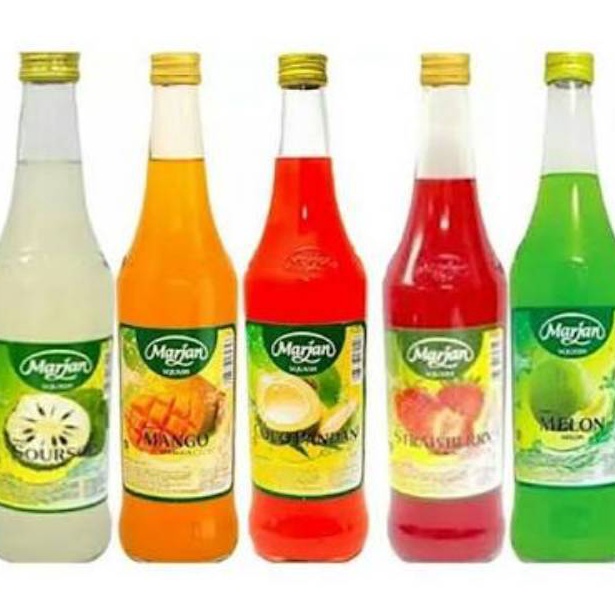 

100 Sirup Marjan Squash Jeruk/leci/mangga/melon/guava/cocopandan 0pezh