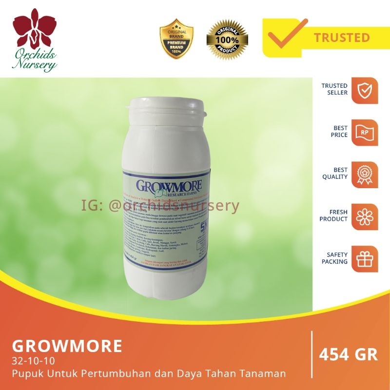 PUPUK GROWMORE 32-10-10 454 GRAM