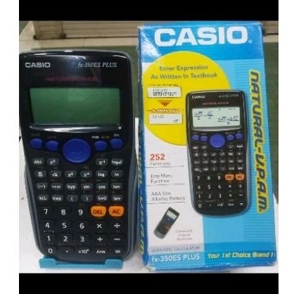 

Kalkulator ilmiah/Calculator Scentific Casio FX 350ES PLUS/ORIGINAL/REAL PICTURE