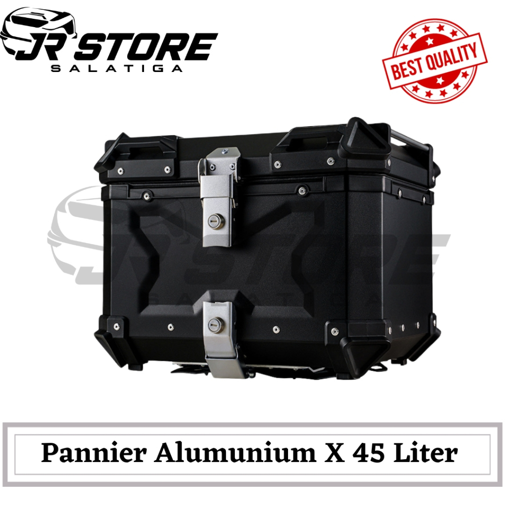 Box Pannier Alumunium Alloy 35 & 45 Liter Import Box Motor Touring Impor 35L & 45L Universal Motor T