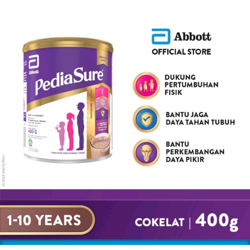 

PEDIASURE TRIPLESURE COKLAT 400GR