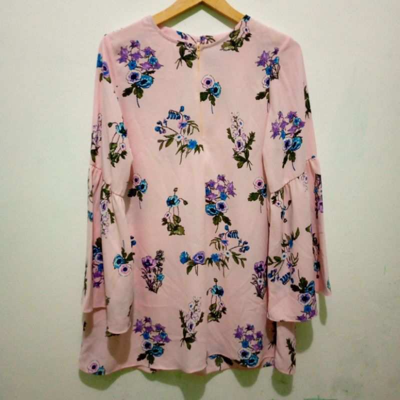 PL Blouse Annisa Ladies Floral Pink