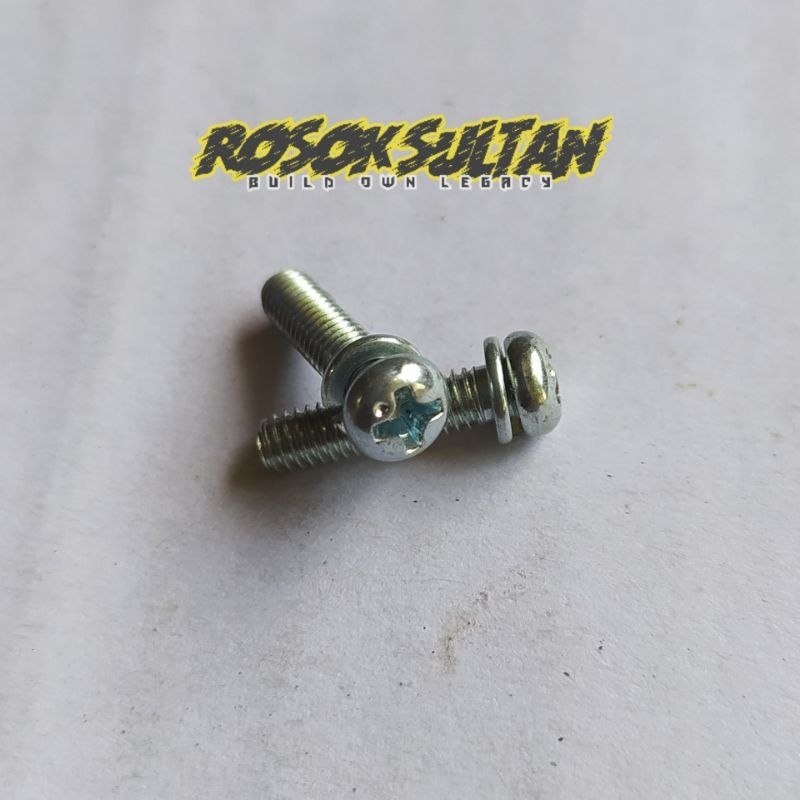 Baut Mangkok Karburator + Ring