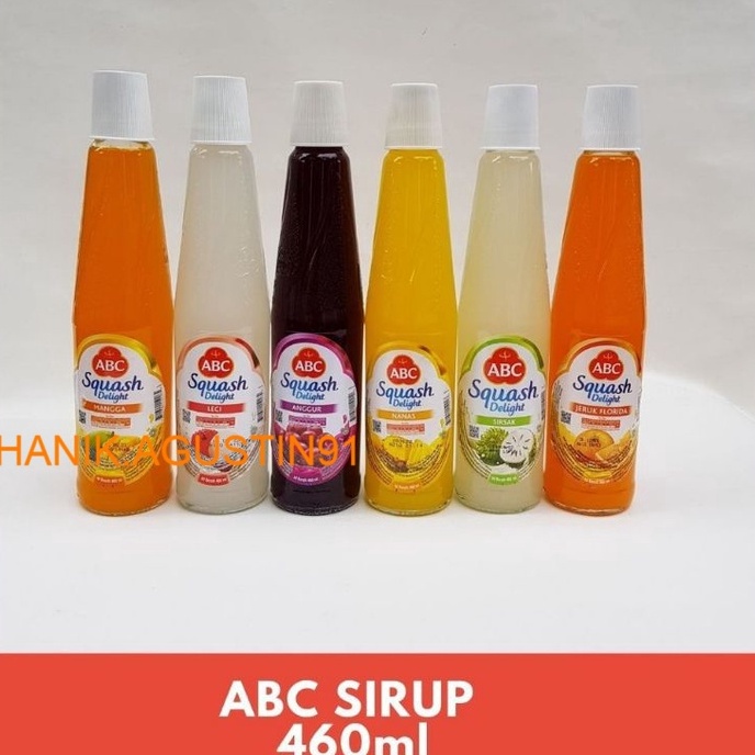 

[KODE VIJ0K] ABC Sirup Squash Delight Jeruk / Nanas / Mangga / Sirsak / Anggur / Leci 460 ml