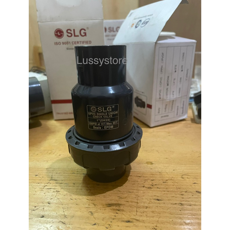 Single Union Check Valve UPVC SLG 1inch / Single Watermur SLG JIS 1 inch