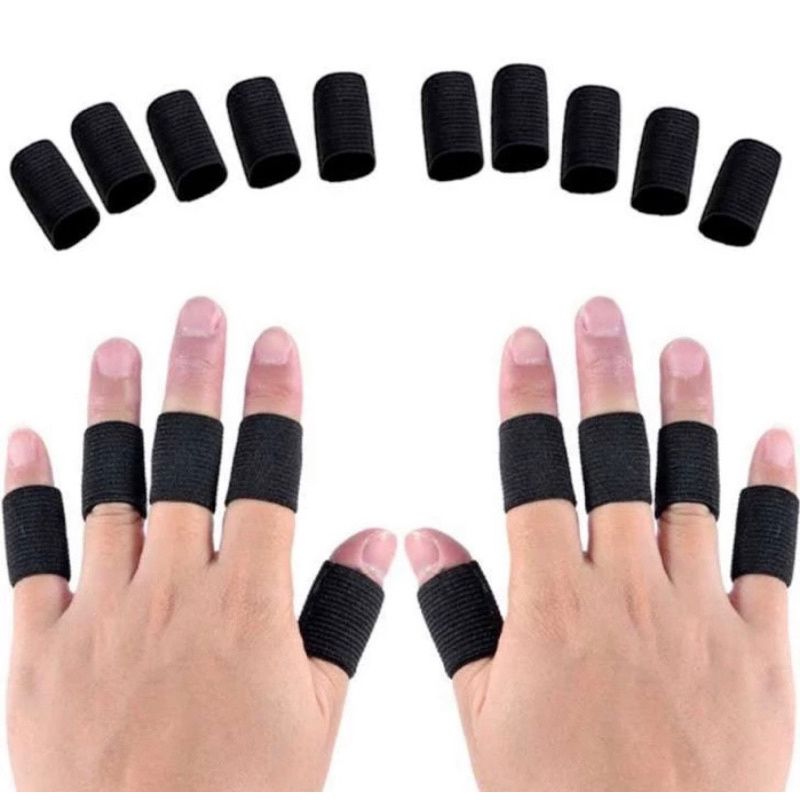 [366SH] Finger Support Telaisi / Deker Pelindung 10 Jari Tangan Engkel Band Basket volly ball protector