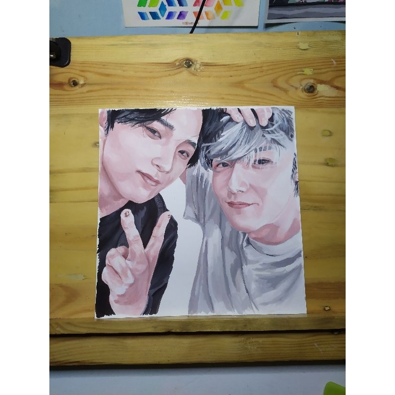 NCT Fanart Painting Lukisan Gouache