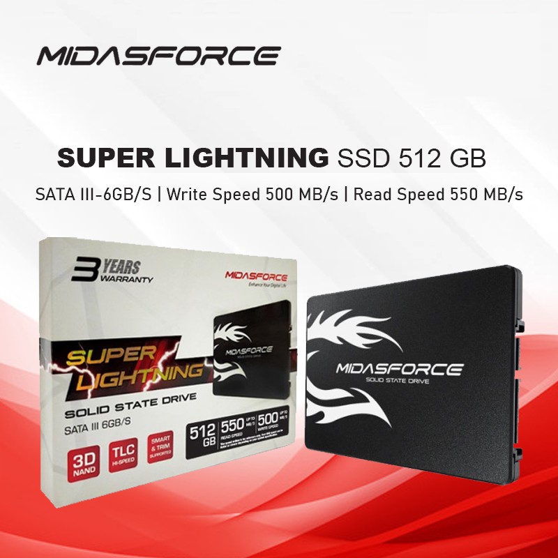 Midasforce SSD Superlightning 512GB