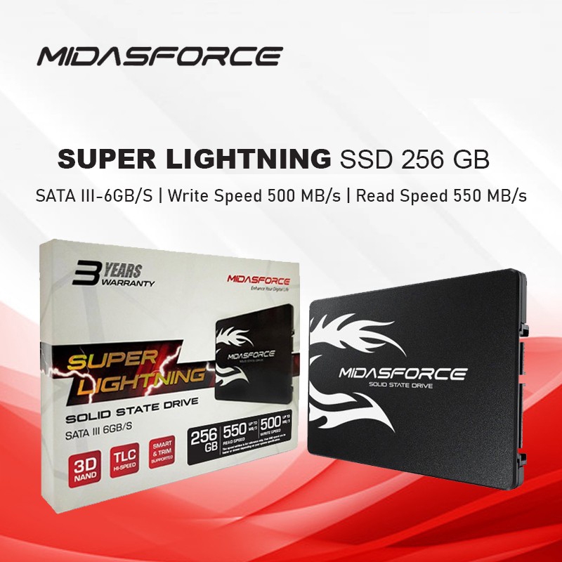 Midasforce SSD Superlightning 256GB