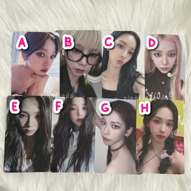 PHOTOCARD KARINA POB KTOWN EVERLINE CANNES BANDINA TC MY WORLD CAENDY