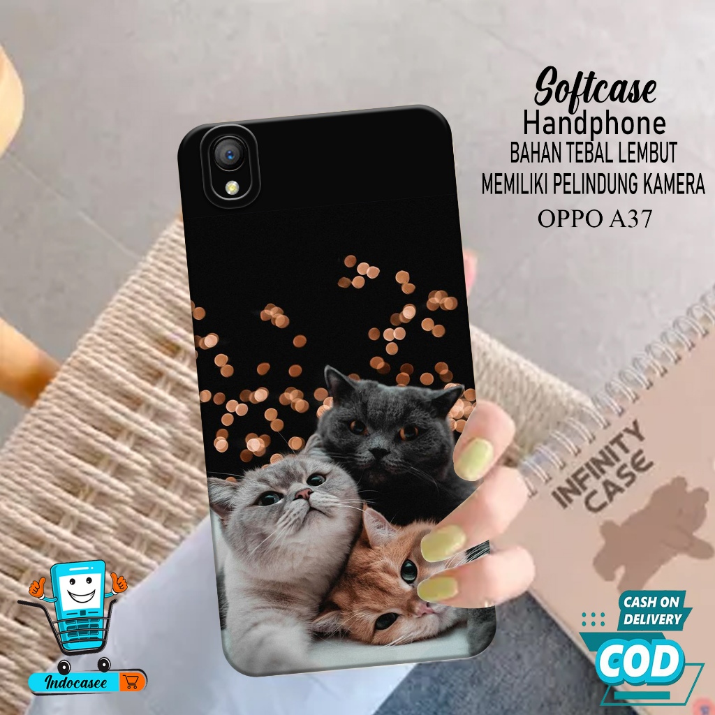 Softcase Oppo A37- Case Oppo A37 - Fashion Lucu - Casing Oppo A37 - Kesing Oppo A37 - Silikon Tpu - 