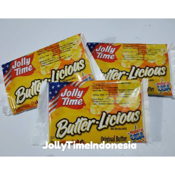 

[KODE 8FVO9] Jolly Time Popcorn Butter Licious Product Of USA